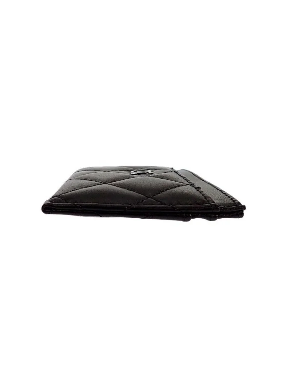 Chanel Classic Card Slot Includes Lambskin Black